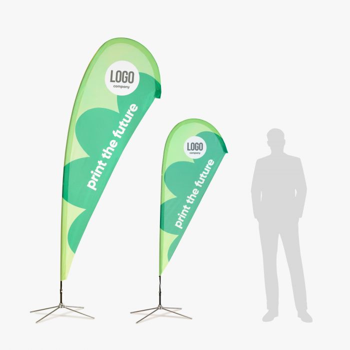 Beachflag drop bedrukken