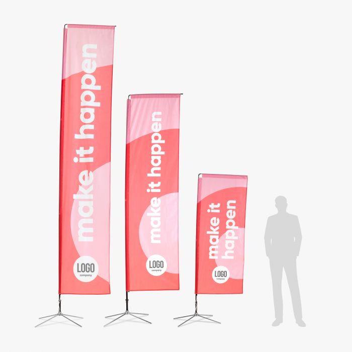 Beachflag square bedrukken