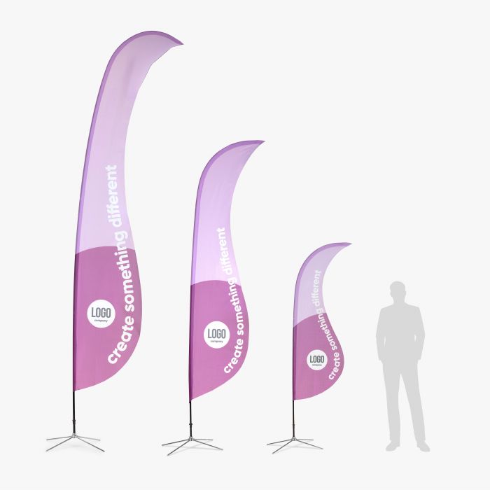 Beachflag wave bedrukken