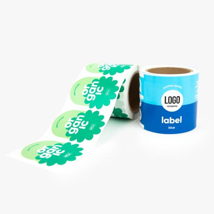 Etiketten bedrukt met logo
