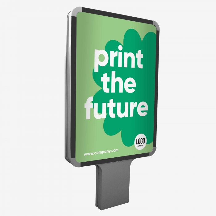 Lichtbakposter voor city light vitrine