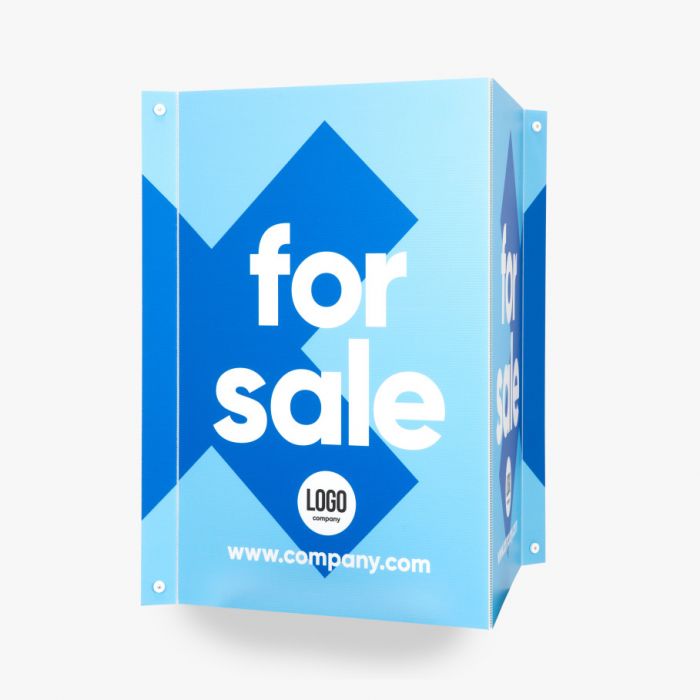Makelaarsbord te koop of te huur