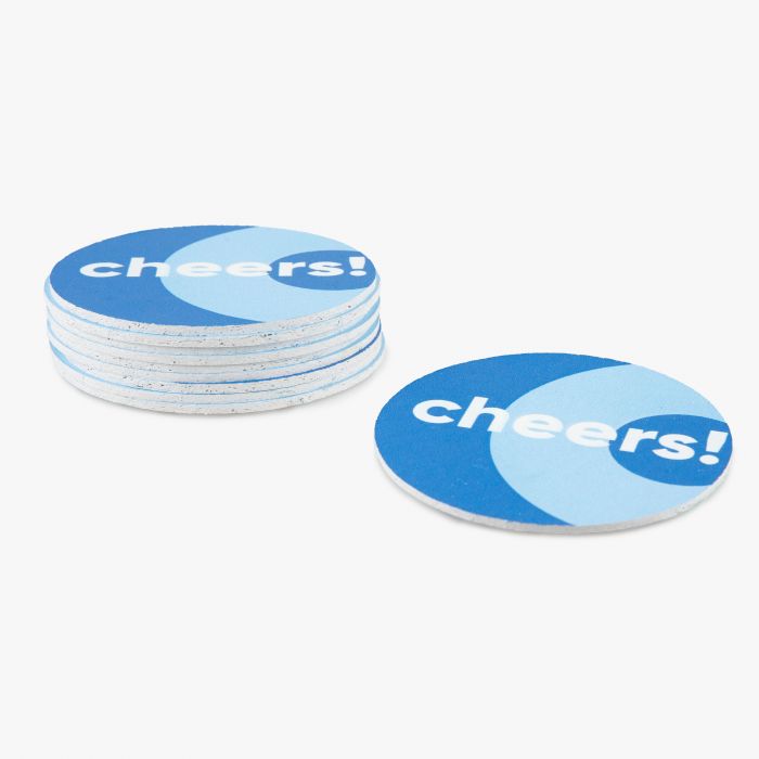 Bedrukte onderzetters met logo