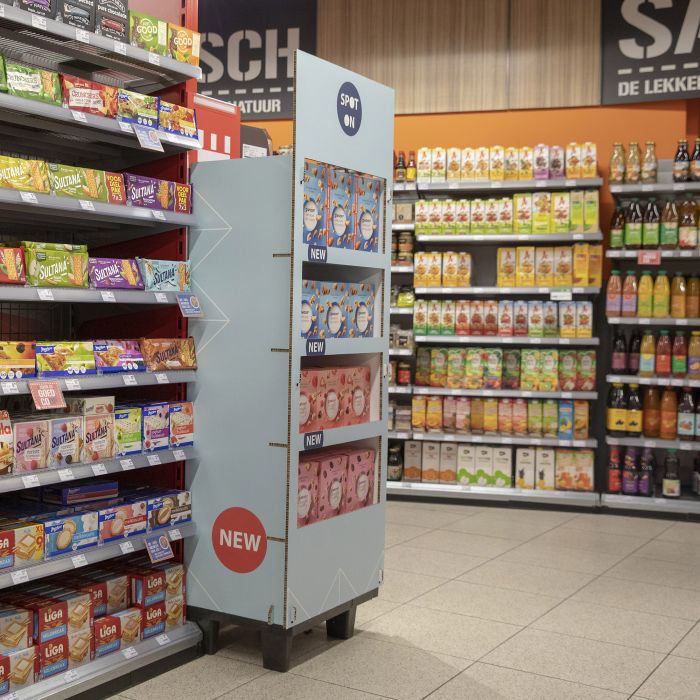 POS-display voor de winkelvloer