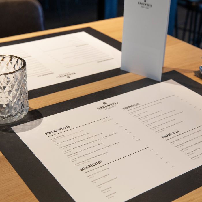 Placemats bedrukt met eigen ontwerp