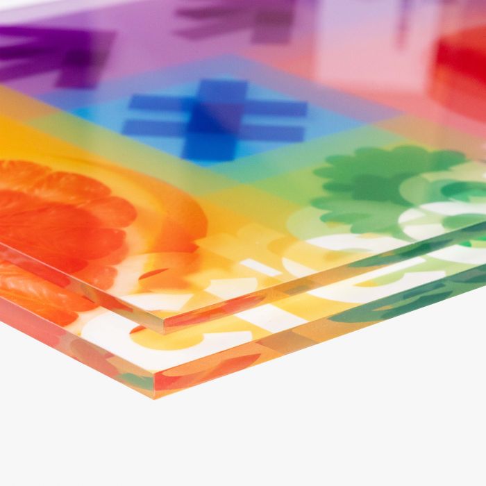 Bedrukt plexiglas
