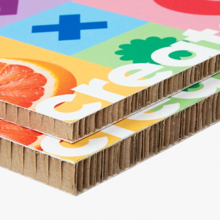 Re-board kartonnen plaat bedrukt