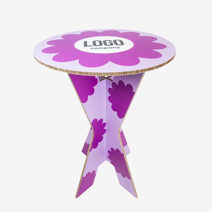 Reboard sta-tafel met eigen print