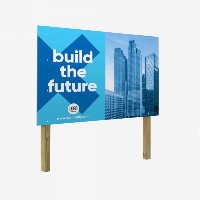 Reclamebord bedrukken in full colour