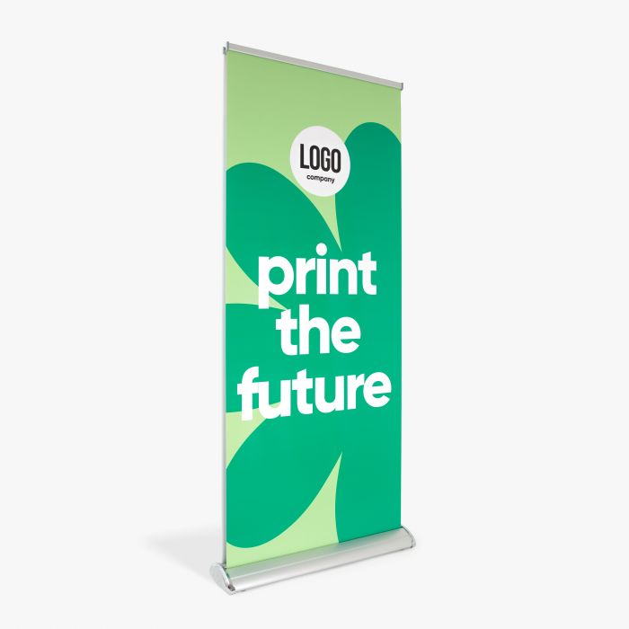 Dubbelzijdige roll-up banner