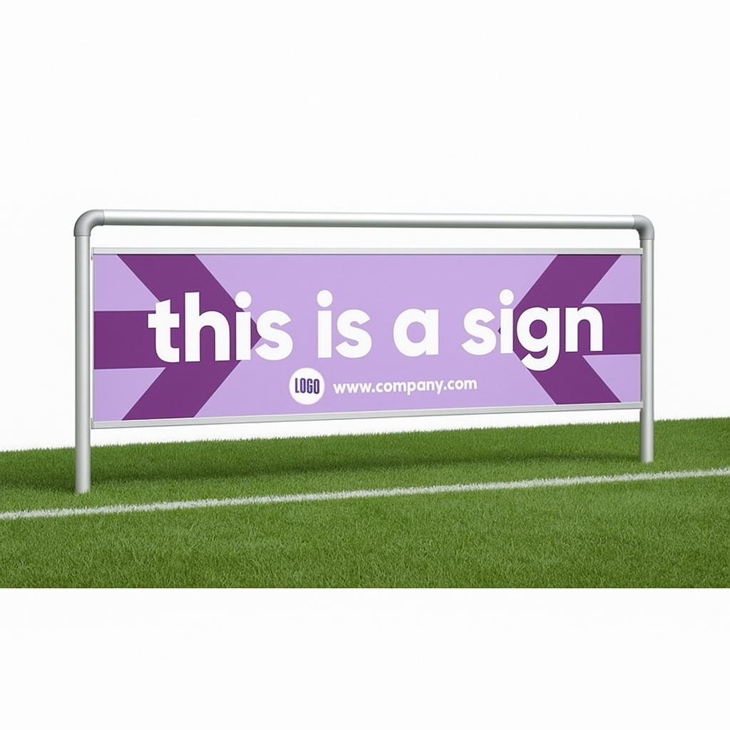 Sportveldbord boordreclame voor sportclubs en sponsors