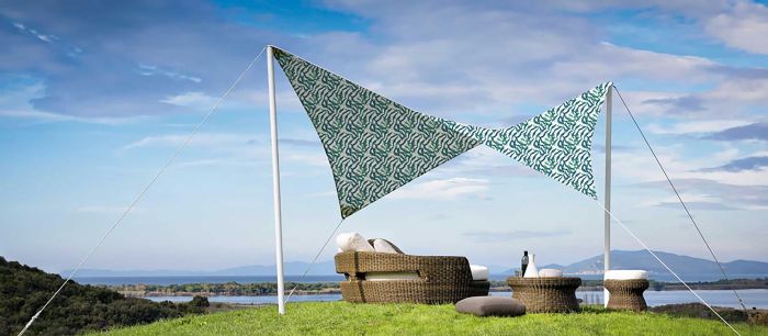 Tarp schaduwdoek met eigen ontwerp