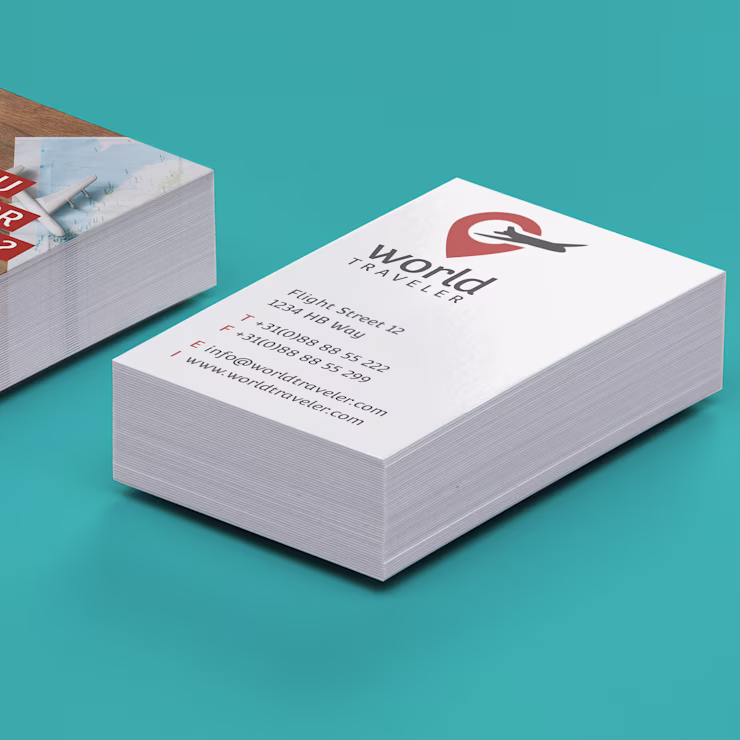 Visitekaartjes bedrukt in eigen huisstijl