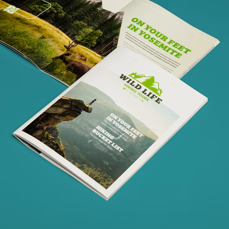 Geniete brochure of magazine