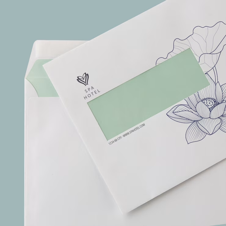 Bedrukte enveloppen met logo