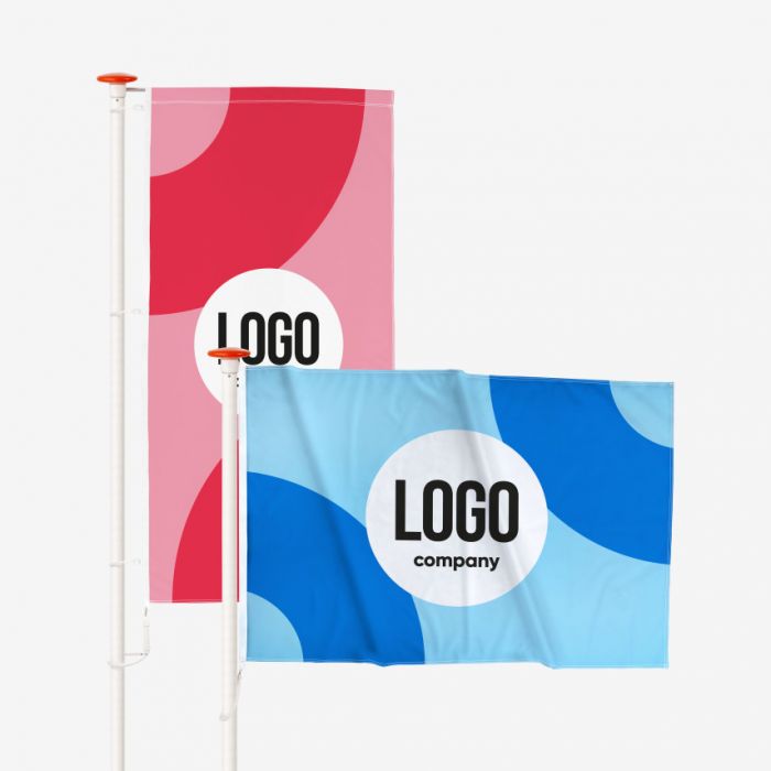 Vlag op maat bedrukt